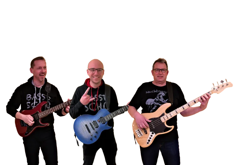 Das Nachtgeger-Saitenregister mit Gitarren und Bass